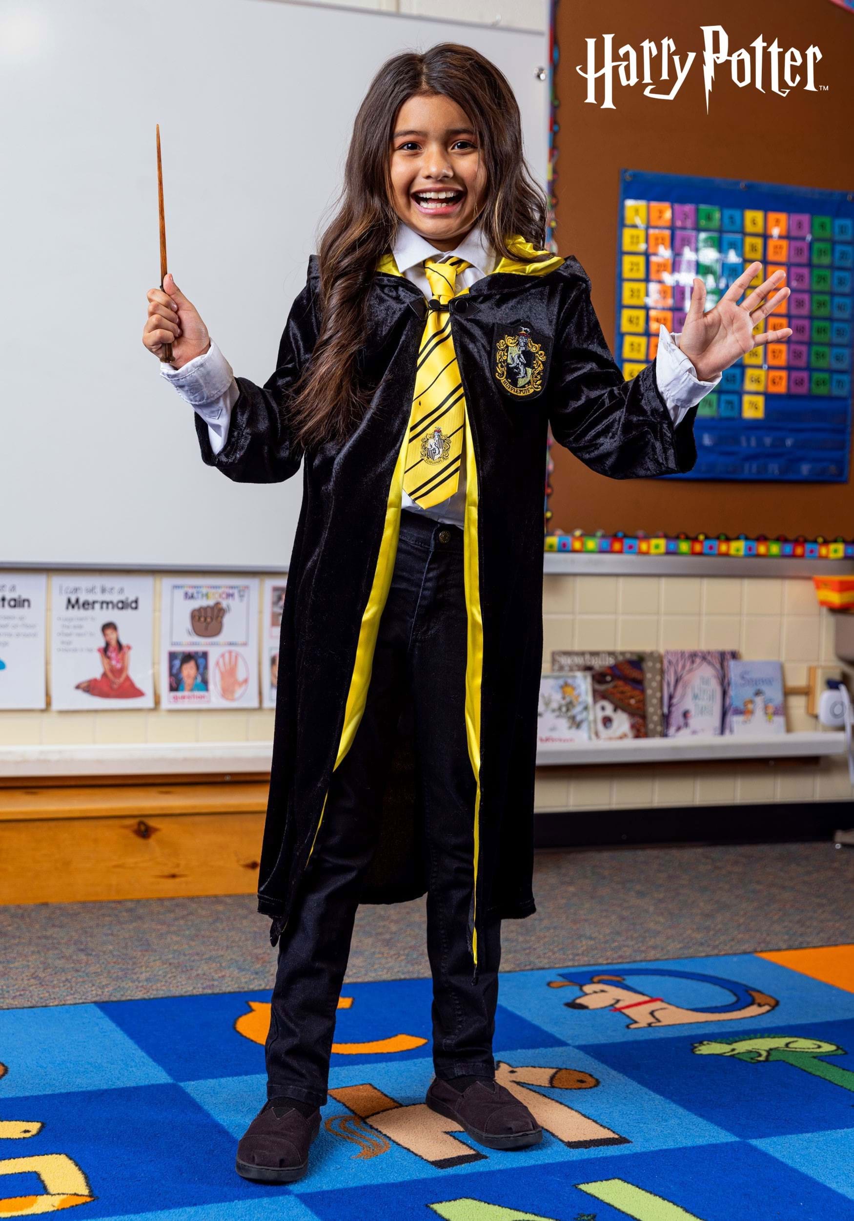 Harry Potter Hufflepuff Robe Kids Fancy Dress Costume Outfit For Book Week  Fashion Clothes, Shoes & Accessories YA9798293