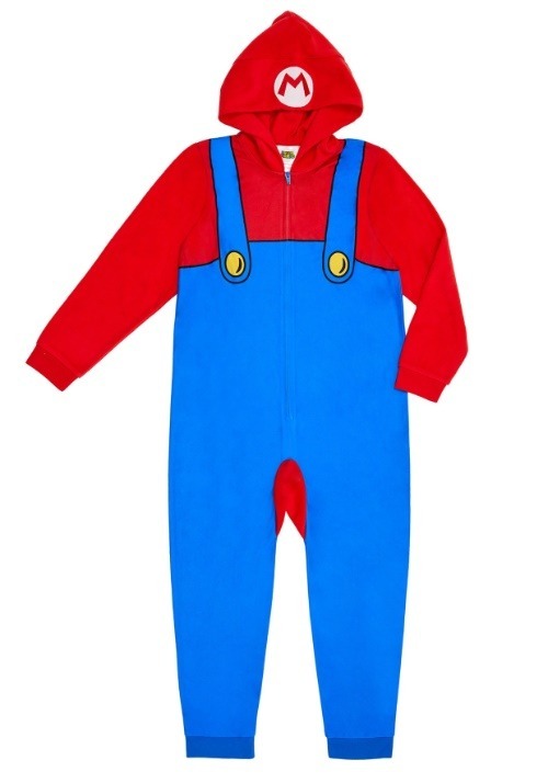 Mario Child Hooded Union Suit