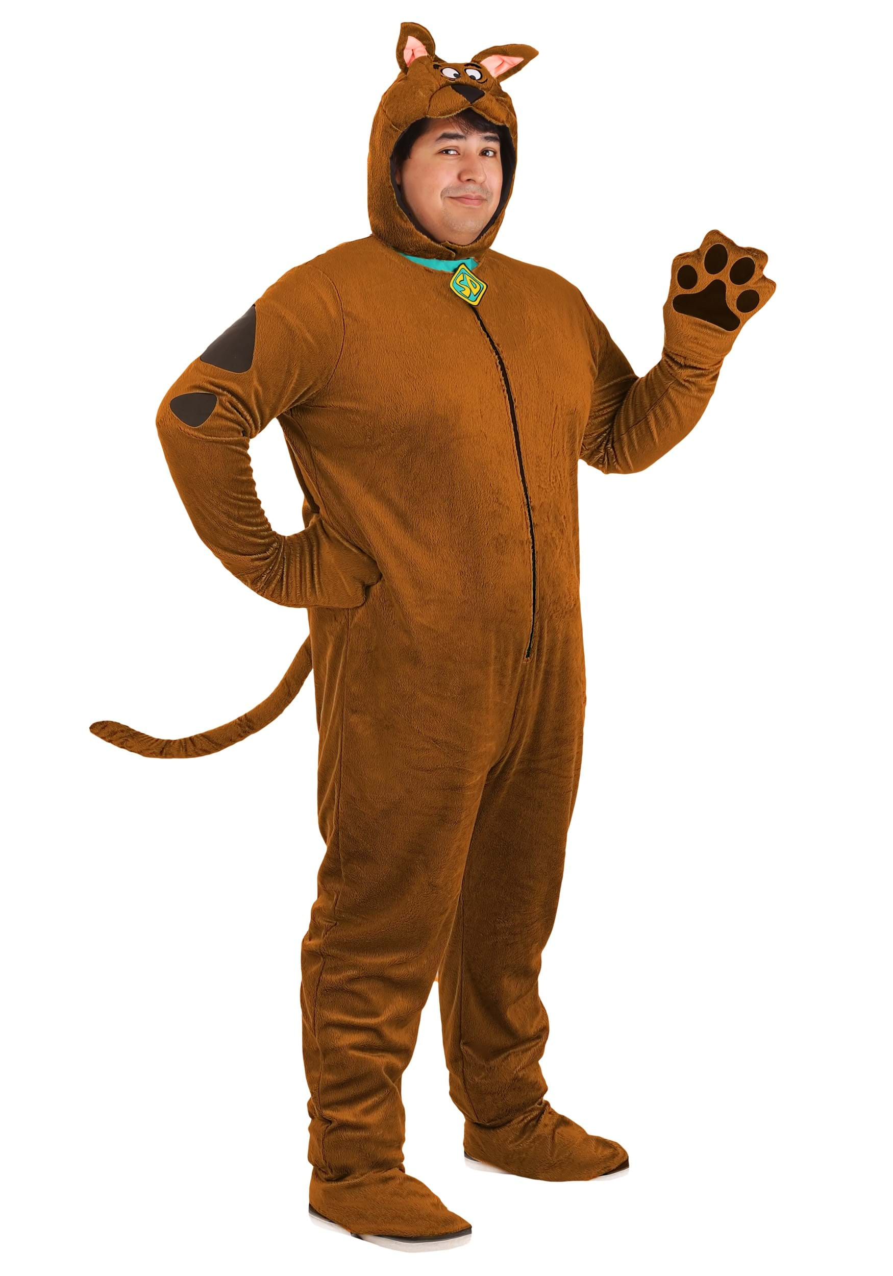 Plus Size Deluxe Scooby  Doo  Adult Costume 