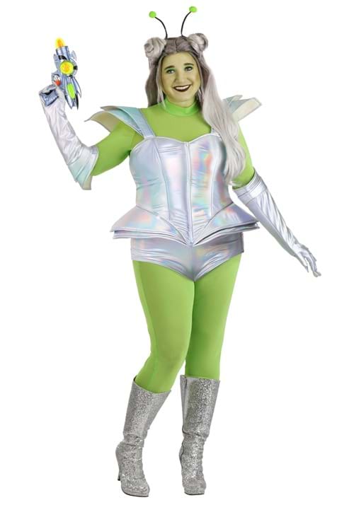 Plus Size Galactic Alien Babe Costume