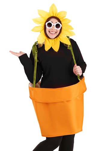 Plus Size Adult Flower Pot Costume