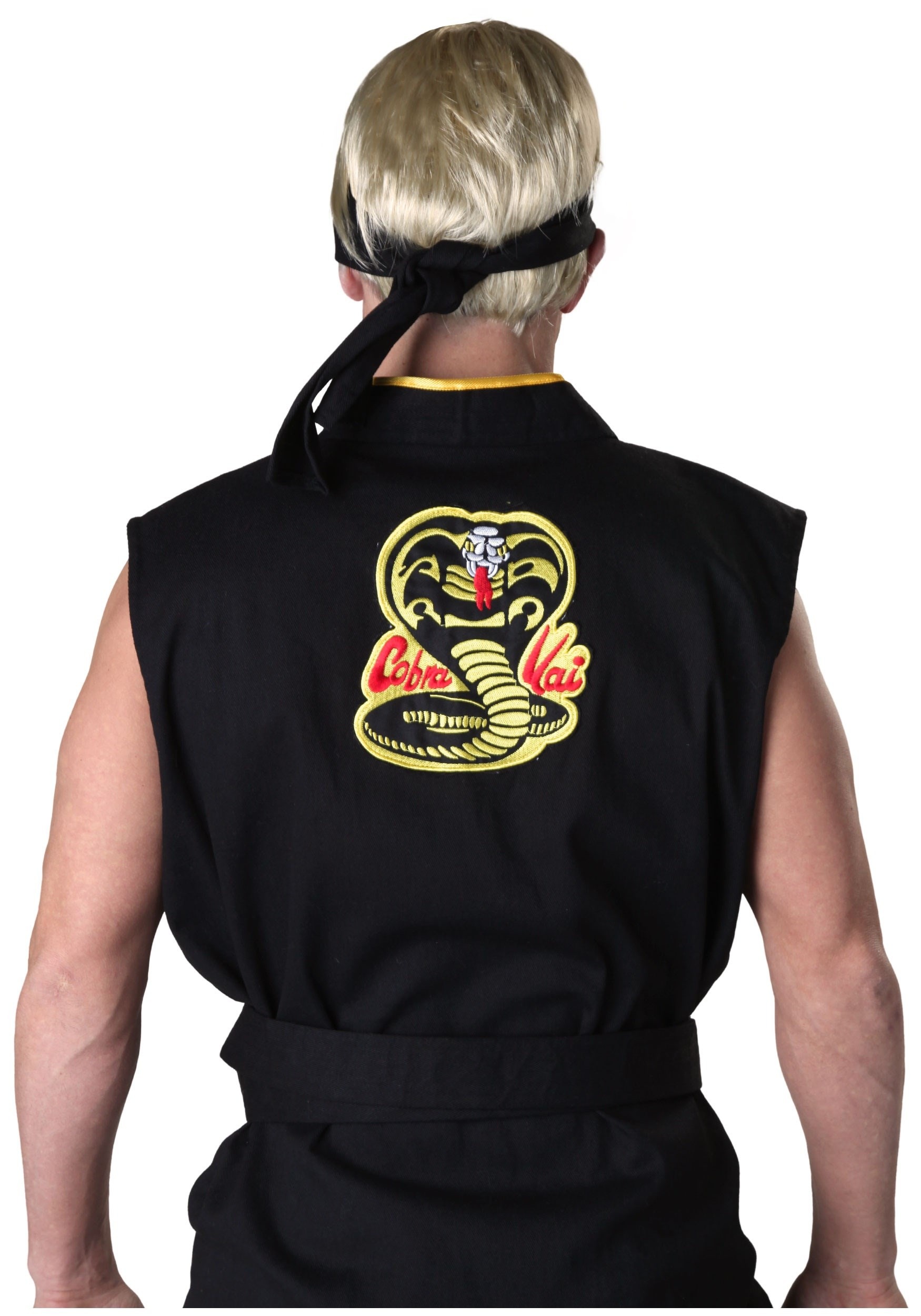 Karate Kid Men's Plus Size Authentic Cobra Kai Costume