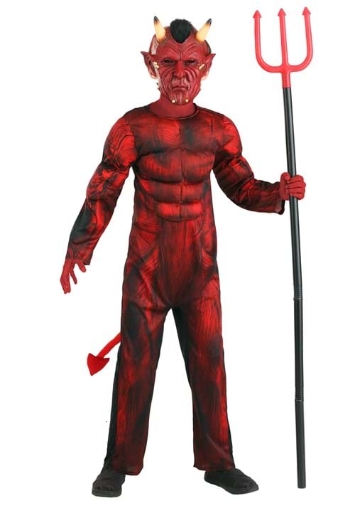 Kid's Brawny Devil Costume | Devil Costumes