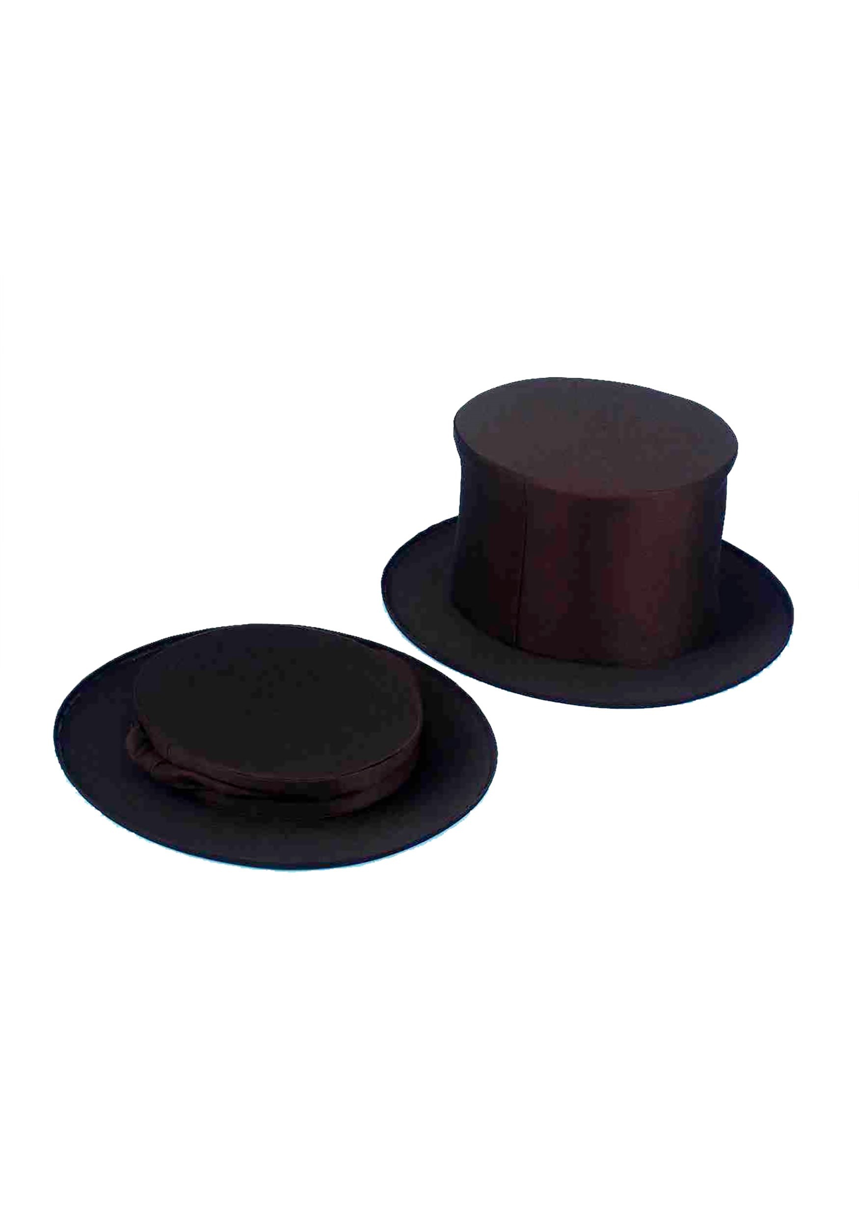 Collapsible Black Top Hat Accessory Kids