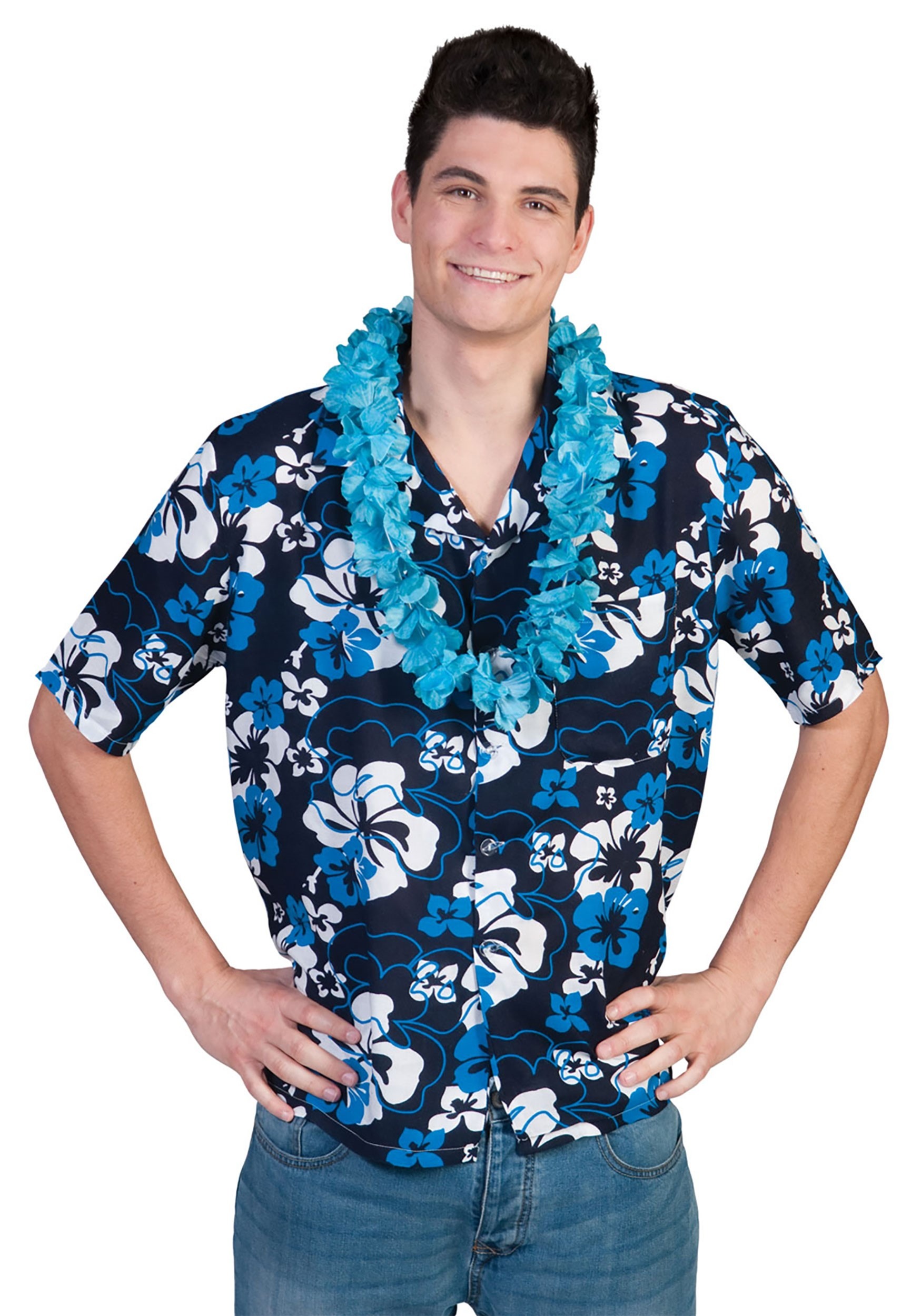 Men s Hibiscus Hawaiian Shirt 