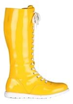 Adult Yellow Wrestling Boots Alt 3