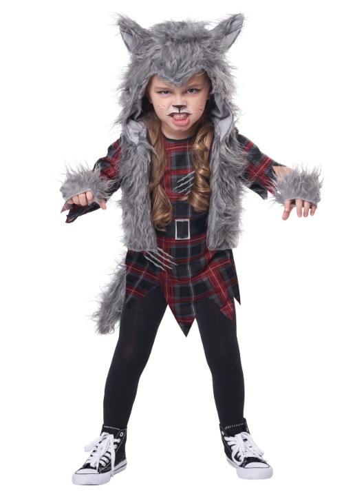 Girl's Wee-Wolf Costume