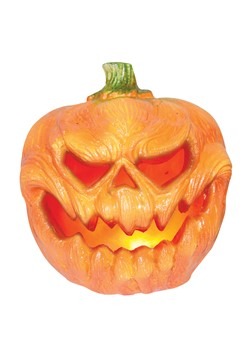 Light Up Creepy Pumpkin Decoration