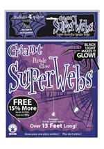 Purple Glow Spider Web Black Light Activated 60g Alt 1
