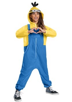 Minion Oversized Hooded Child Jumpsuit