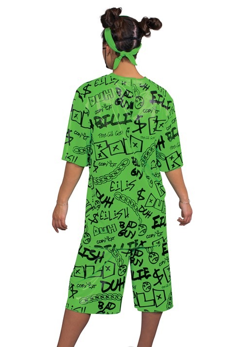 Classic Green Kids Billie Eilish Costume