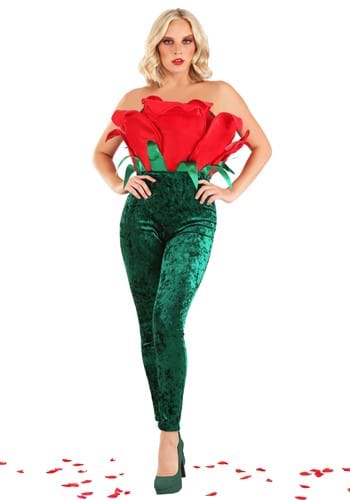Womens Red Rose Costume Main UPD