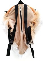 Orange Bengal Tiger Animal Head Backpack and Wall  Alt 3