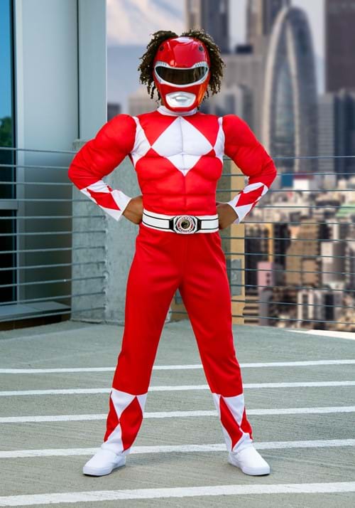 Boys Power Rangers Red Ranger Costume