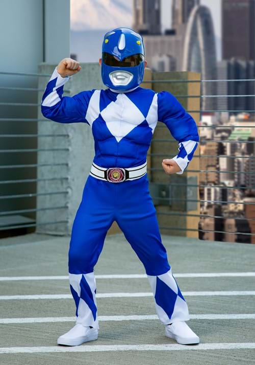 Power Rangers Boys Blue Ranger Costume