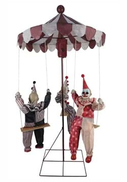72 Inch Clown-Go-Round Animatronic Prop