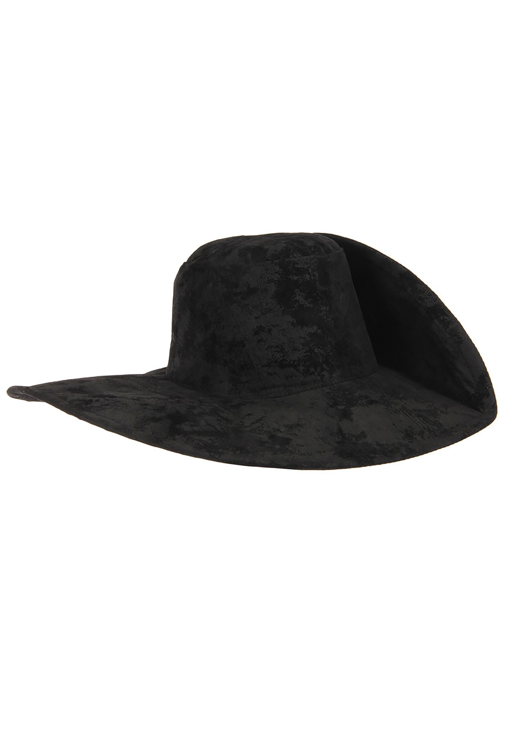Black Musketeer Costume Hat