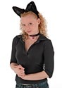Cat Ears Headband Collar & Tail Kit Black