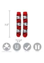 The Cat in the Hat Costume Adult Socks Alt 3