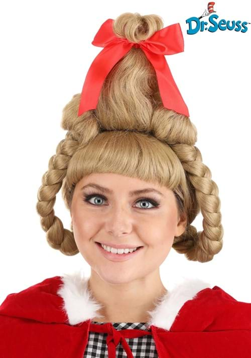 Adult Deluxe Christmas Girl Wig_