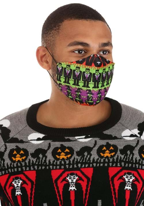 Monsters Sublimated Adult Face Mask 8475