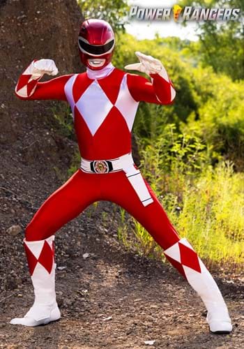 Authentic Power Rangers Red Ranger Costume