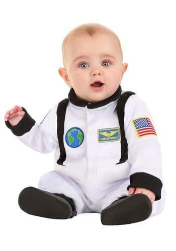 Baby Costume Outfit Newborn Boy Girl Astronaut Costume (White,0-3 Months)