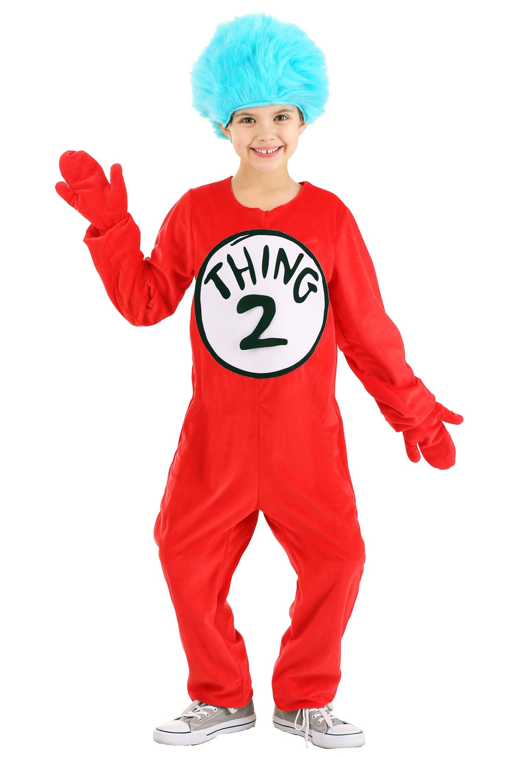 Thing 1&2 Deluxe Kids Costume