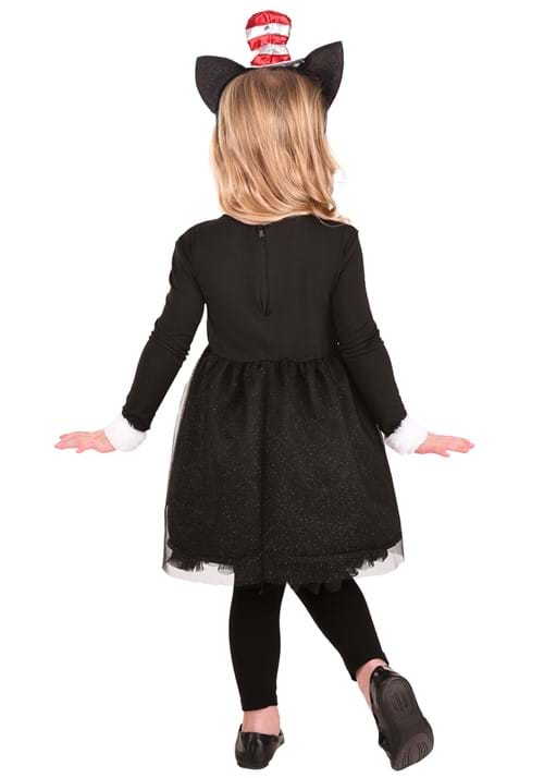 Girls Cat in the Hat Costume for Toddlers