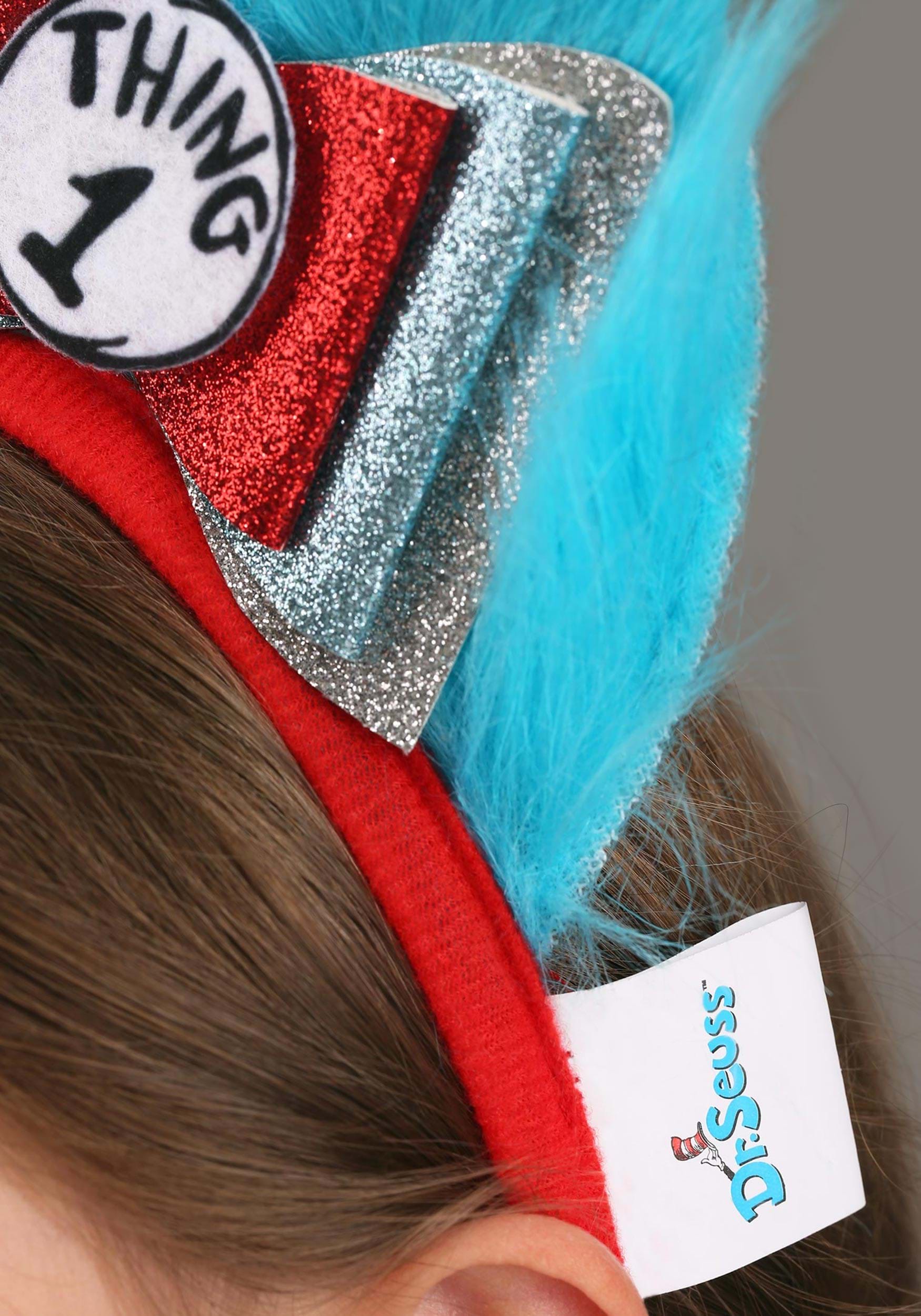 Blue Thing 1 & 2 Fuzzy Headband