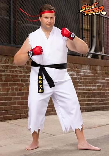 Plus Size Street Fighter Ryu Costume