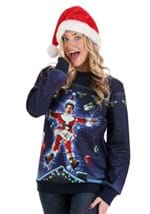 Christmas Vacation Movie Poster Ugly Sweatshirt Alt 4