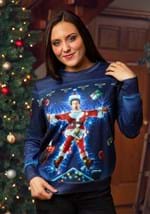 Christmas Vacation Movie Poster Ugly Sweatshirt Alt 1