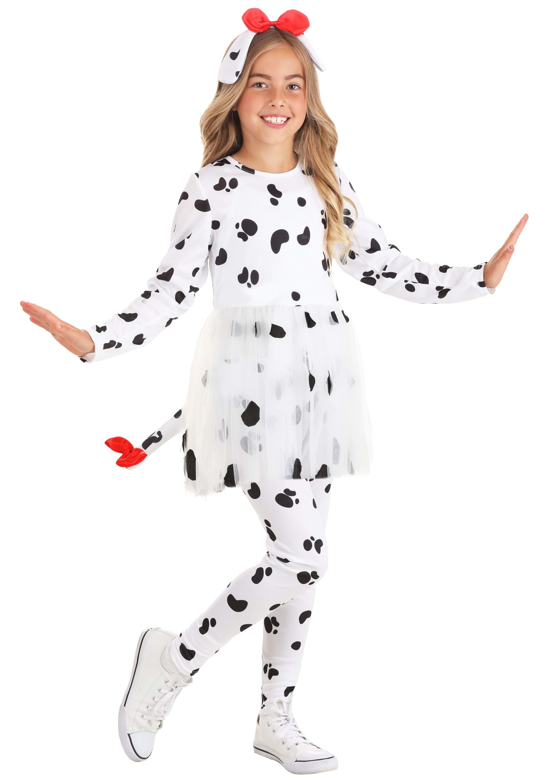 Adorable Dalmatian Girl's Costume , Dog Costumes For Humans