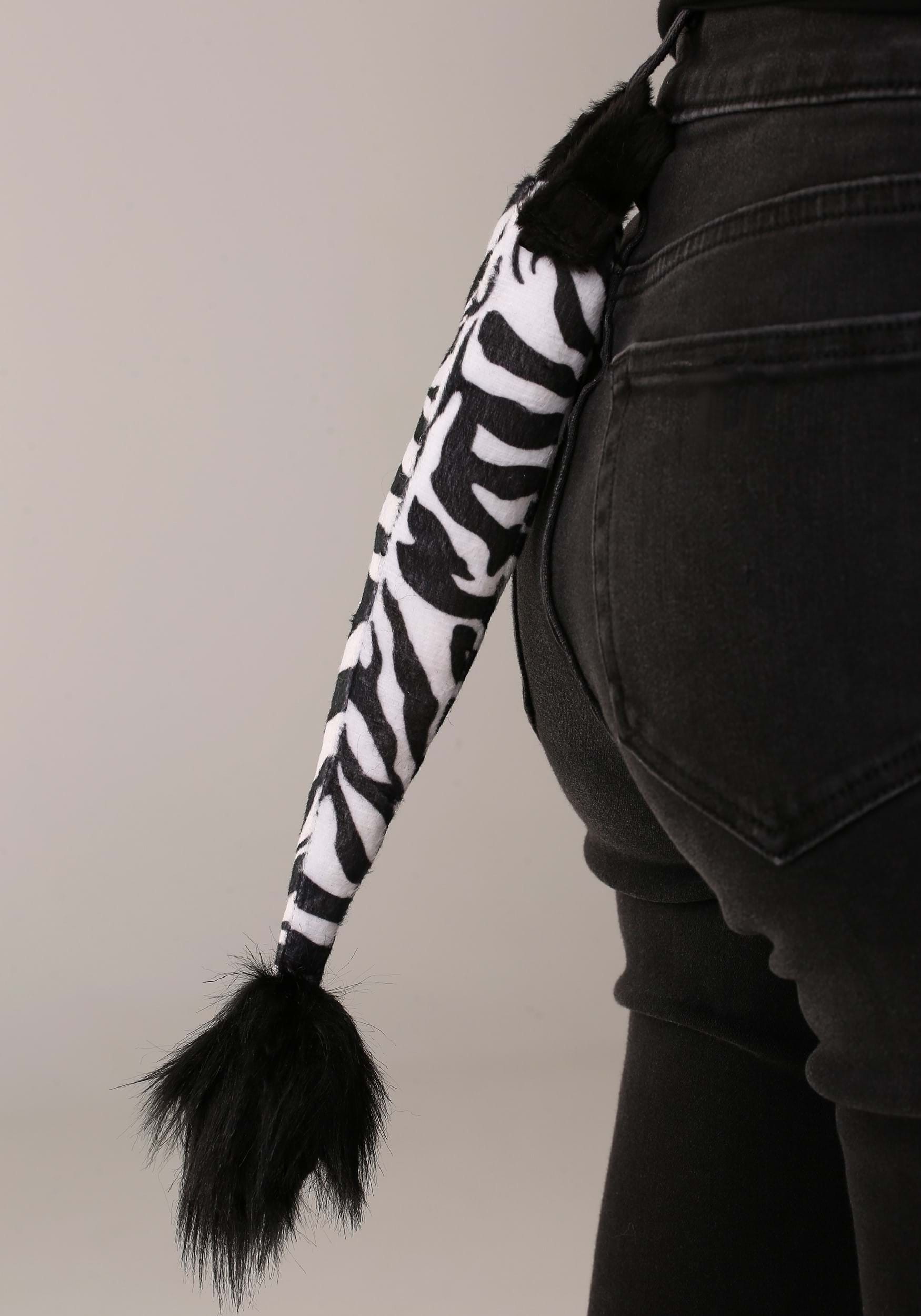 Zebra Plush Headband & Tail Kit