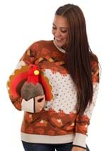 3D Turkey Ugly Holiday Sweater Alt 3