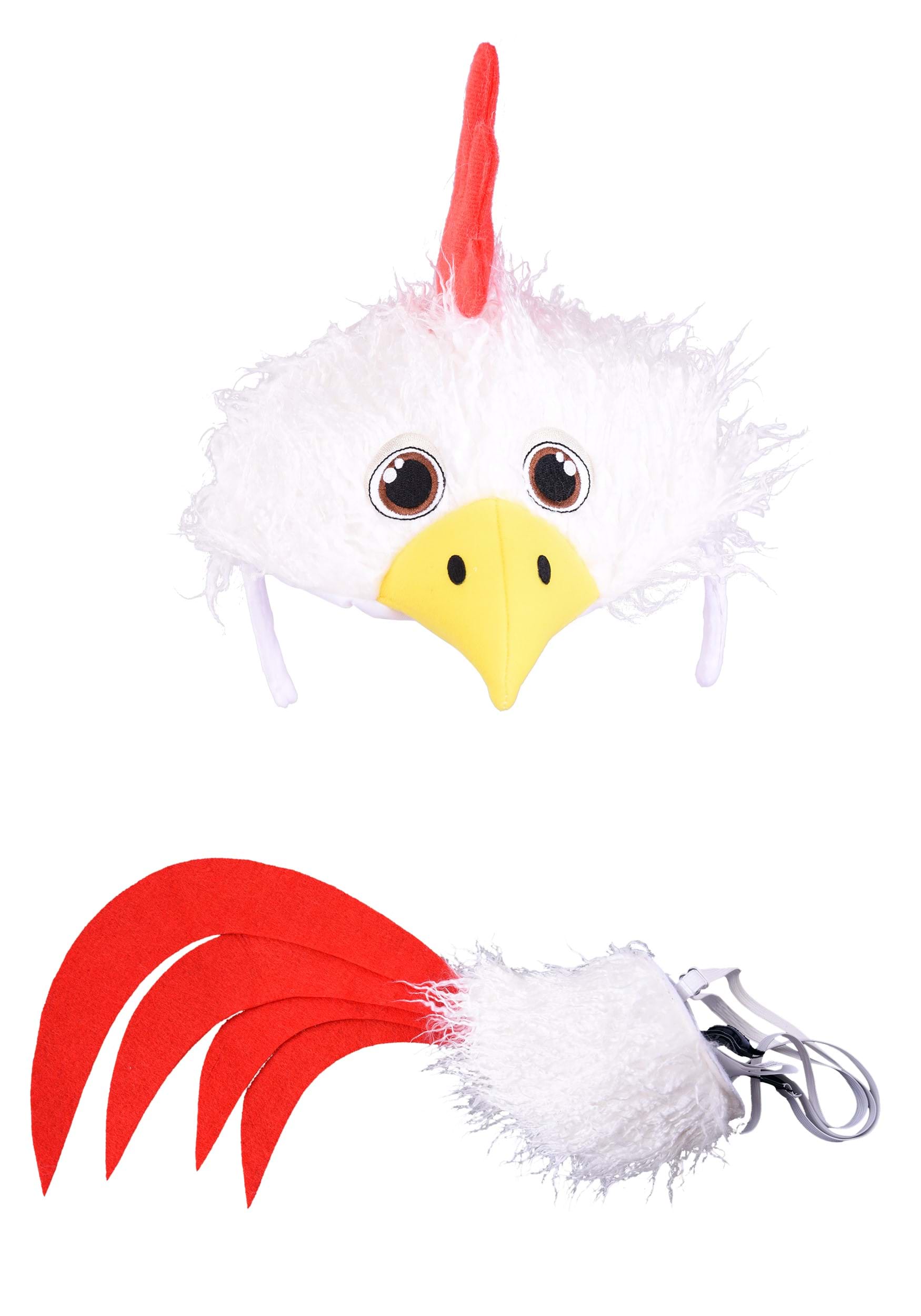 Chicken Soft Headband & Tail Costume Kit