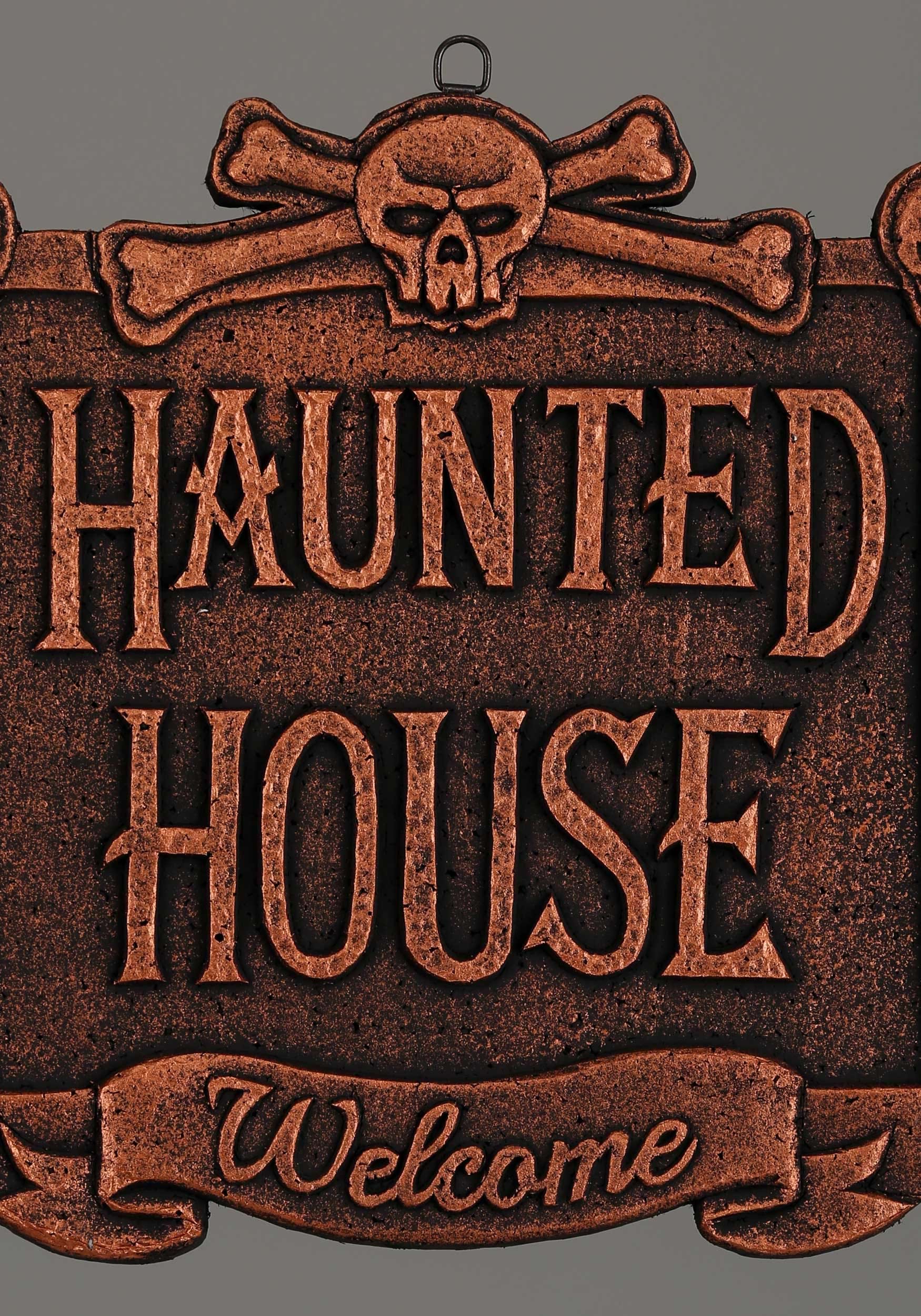 Haunted House 13 Welcome Sign