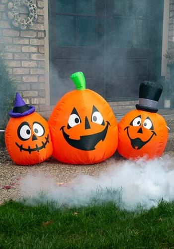 4ft Inflatable 3 Pumpkins Lawn Decor