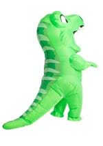 Inflatable Child Green Dino Costume Alt 3