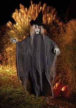 5 FT Light Up Photoreal Hanging Witch