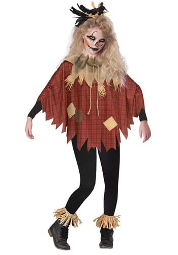 Scary Scarecrow Child Poncho