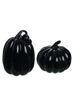 Set of Black Glass Pumpkins Alt 1