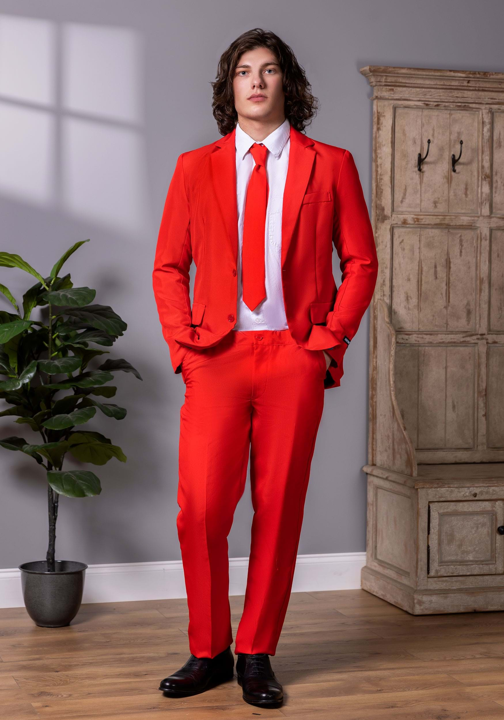 red suit style