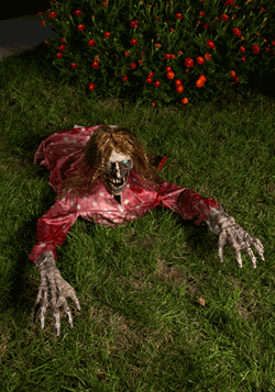 Animated Clawing Zombie Prop-0