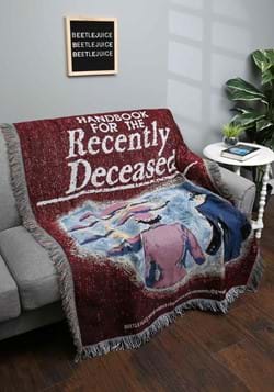Beetlejuice Handbook Tapestry Throw