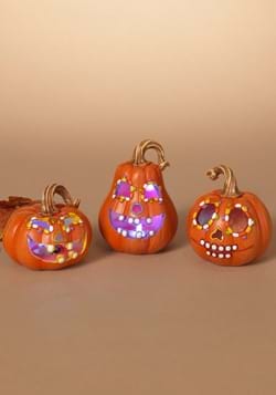 4" Sugar Skull Pumpkins