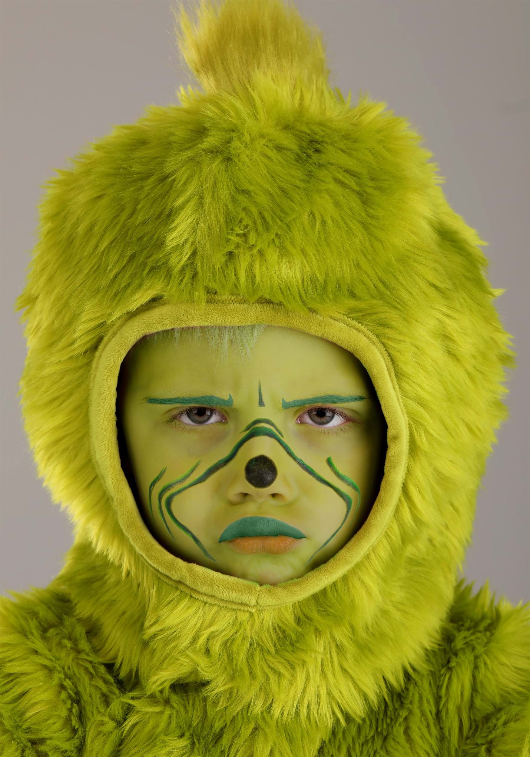 Toddler Dr. Seuss Grinch Open Face Costume