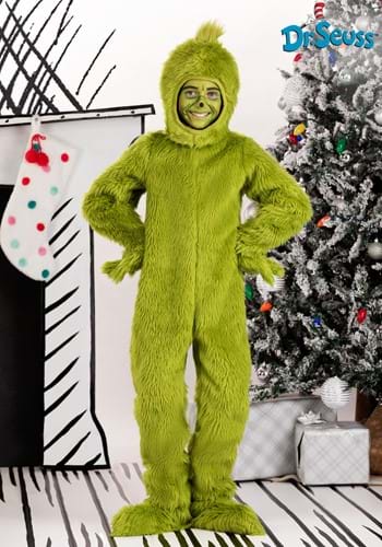 dr seuss grinch child open face costume | Stay at Home Mum.com.au