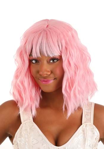 Light Pink Wavy Wig